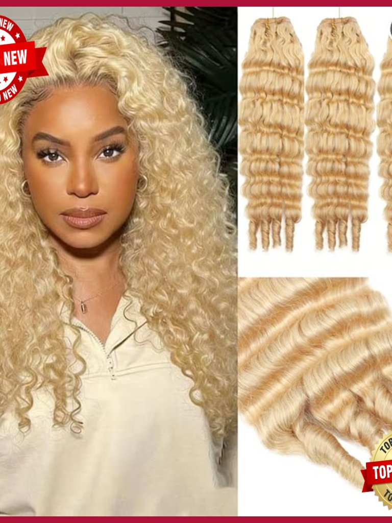 Human Hair Extensions 12 14 16 Inch Deep Wave Bundles 100% Virgin Brazilian